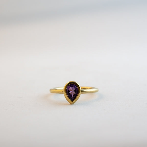 Pear Small - Amethyst