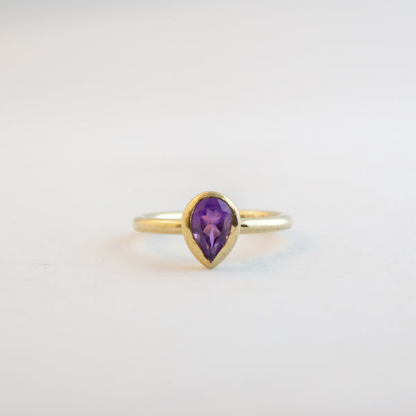 Pear Large - Amethyst