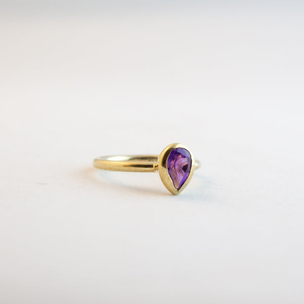 Pear Large - Amethyst