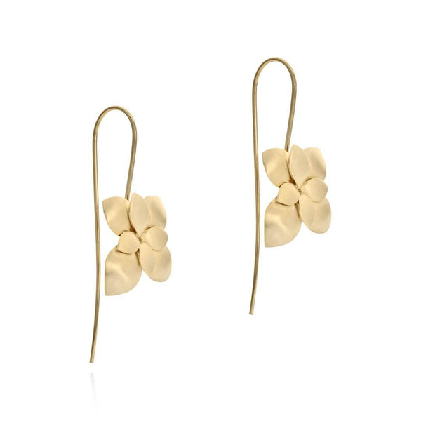 FRENCH WIRE BLOOM DROP EARRINGS - Lily