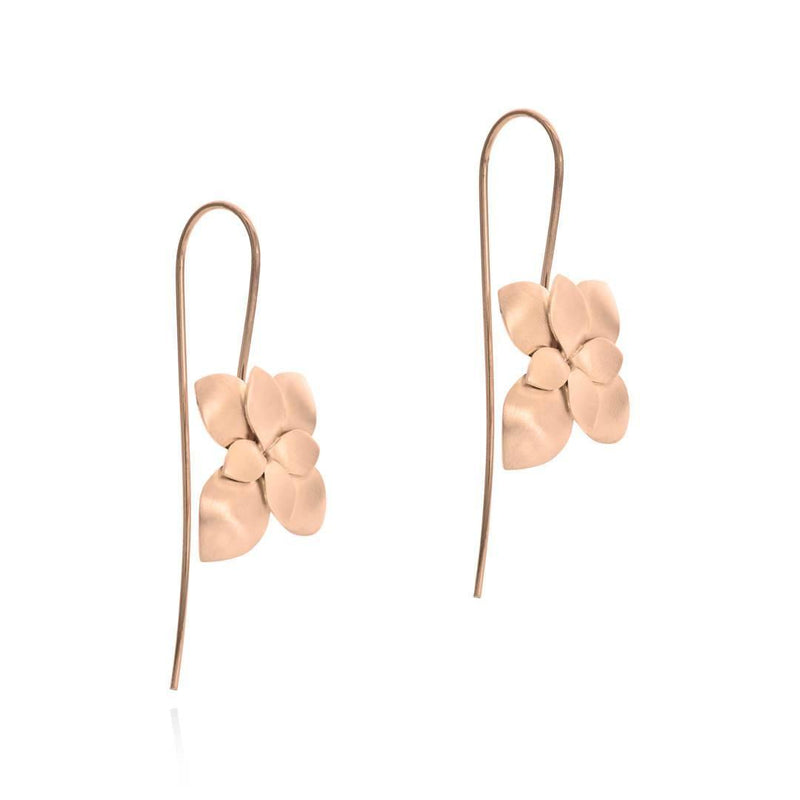FRENCH WIRE BLOOM DROP EARRINGS - Lily