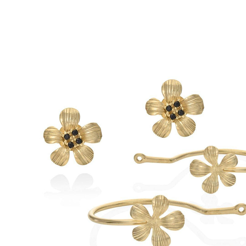 TWO PART BLOSSOM EARRINGS - Lily
