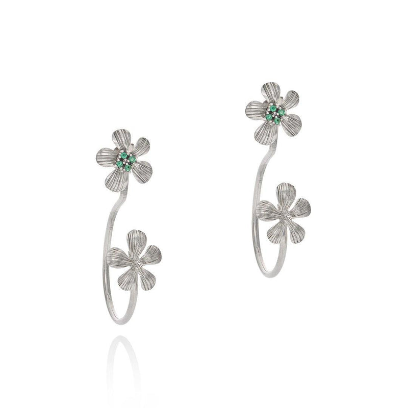 TWO PART BLOSSOM EARRINGS - Lily