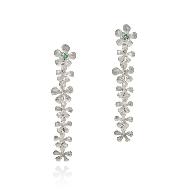 BLOSSOM CASCADE EARRINGS WITH ACCENTS - Lily