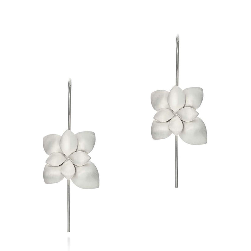 FRENCH WIRE BLOOM DROP EARRINGS - Lily