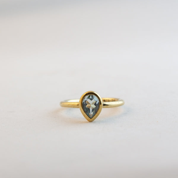 Pear Large - Blue Topaz