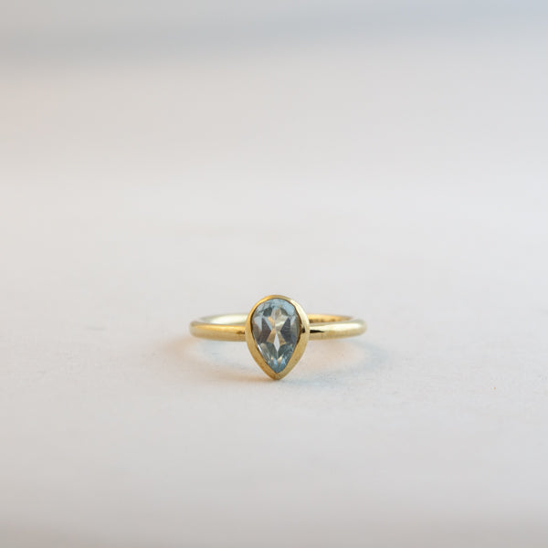 Pear Small - Blue Topaz