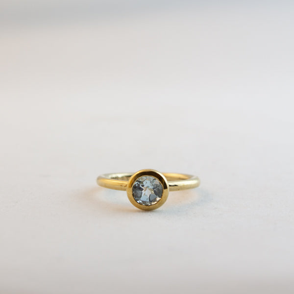 Round Large - Blue Topaz