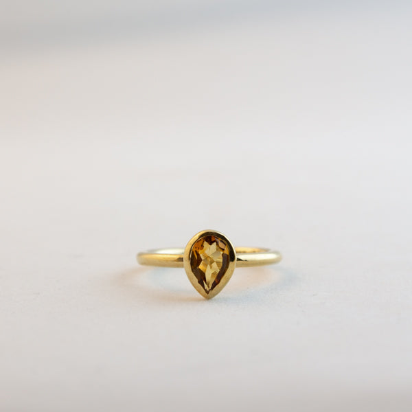 Pear Small - Citrine