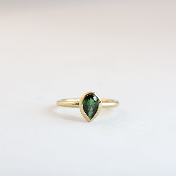 Pear Small - Green Tourmaline