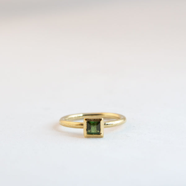 Square Small - Green Tourmaline