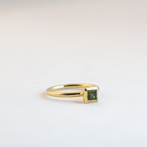 Square Small - Green Tourmaline