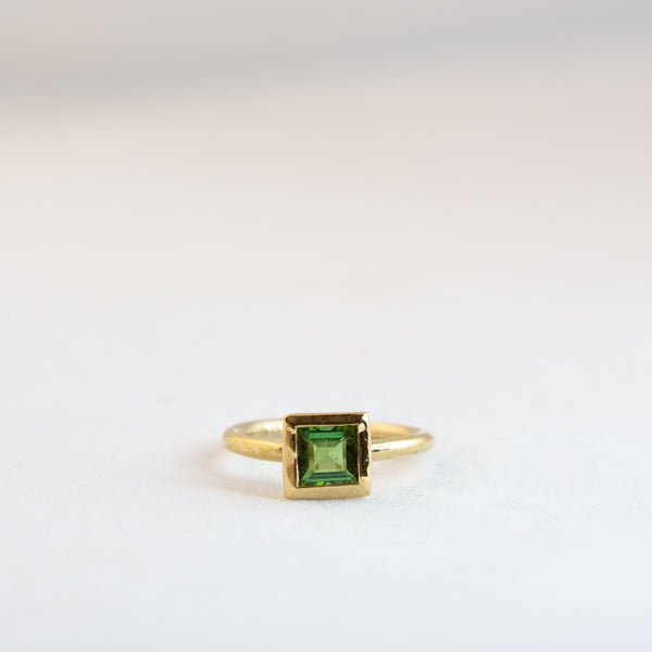 Square Large - Green Tourmaline