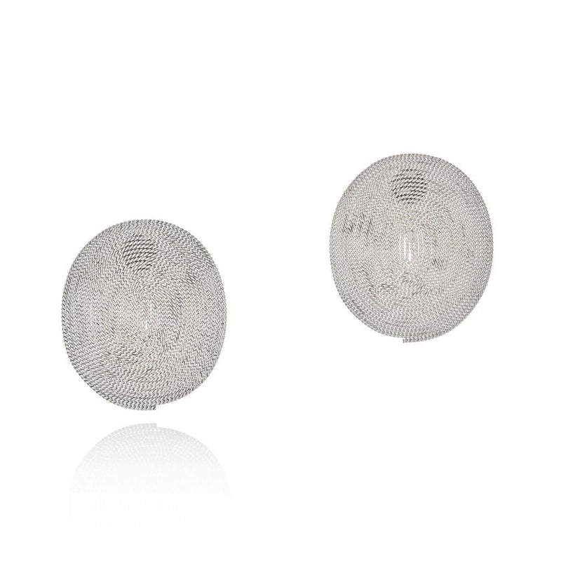 INFINITY PLAIN DISK EARRINGS - Lily