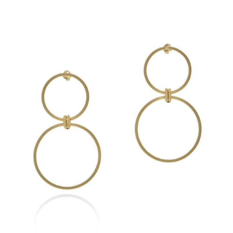 LULA ROUND DOUBLE HOOPS - Lily