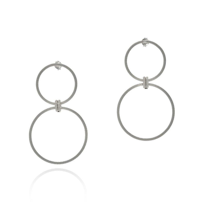 LULA ROUND DOUBLE HOOPS - Lily