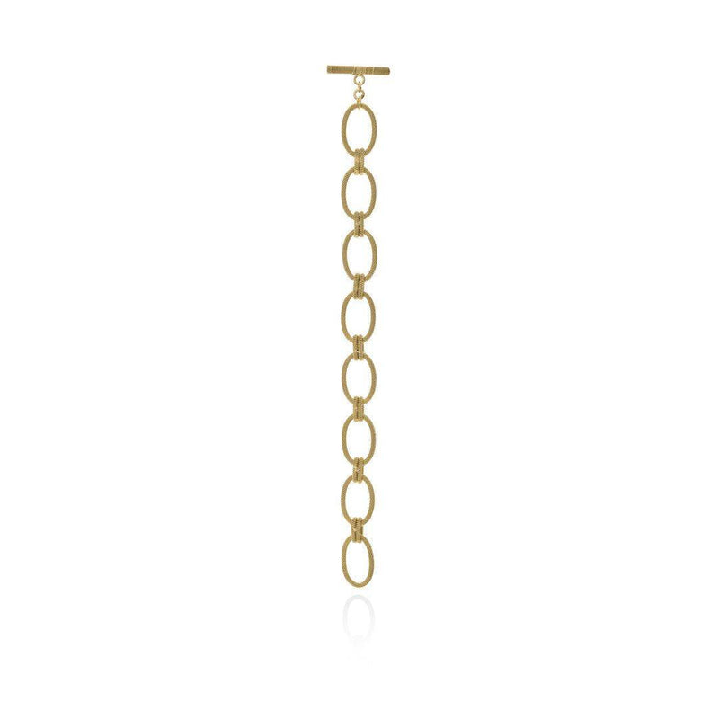LULA OVAL GATE BRACELET - Lily