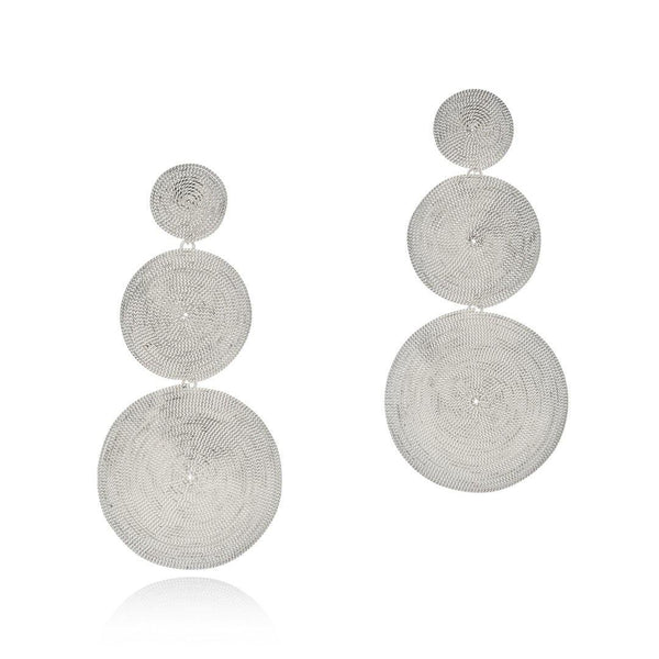 INFINITY TRIPLE DISC EARRINGS - Lily