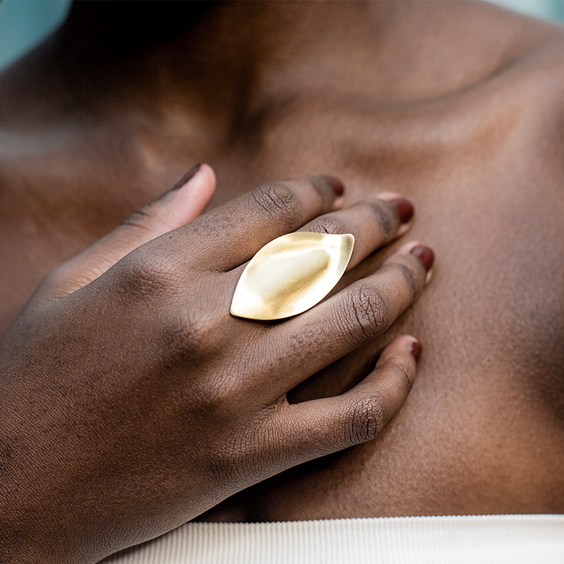 ORGANIC LEAF RING - Lily