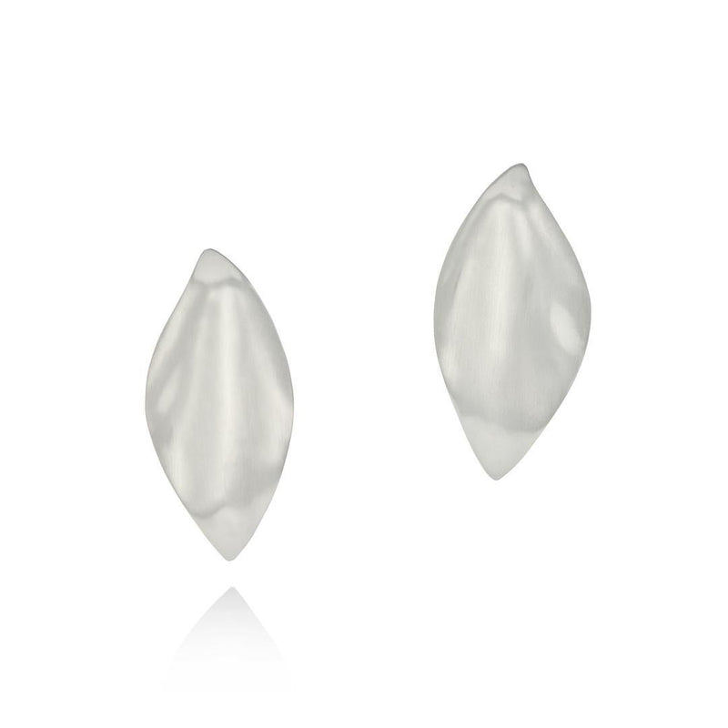 ORGANIC SMALL LEAF EARRINGS - Lily