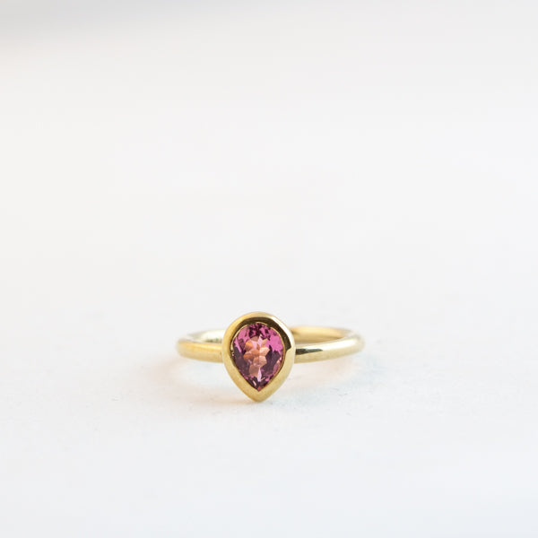 Pear Small - Pink Tourmaline