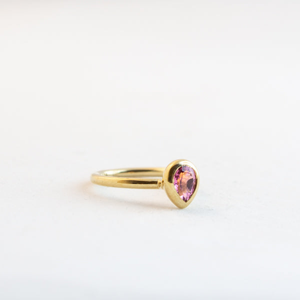 Pear Small - Pink Tourmaline